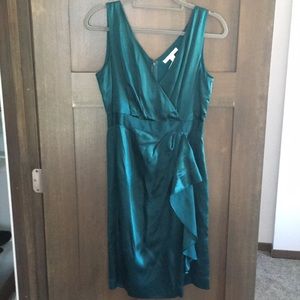Banana Republic Turquoise Silk Dress
